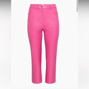 Aritzia Melina Crop Vegan Leather Pants